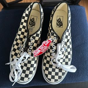 Vans checkered shoes